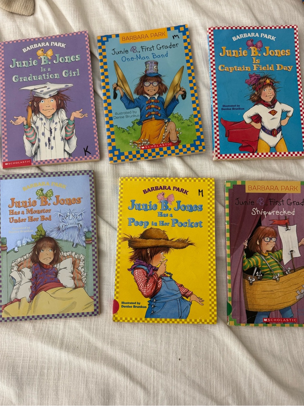 Junie B. Jones Lot of 6 Paperback Chapter Books by Barbara Park